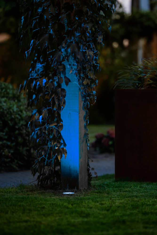 Miniatuur van Garden Lights Rubum Smart grondpin MR16 RGB CCT Ø155x100mm IP67- zwart (3220011)