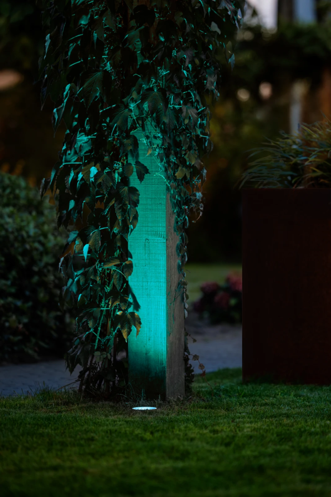 Miniatuur van Garden Lights Rubum Smart grondpin MR16 RGB CCT Ø155x100mm IP67- zwart (3220011)