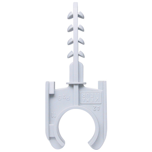 Miniatuur van Schnabl buisbeugel 20-21mm - grijs - per 200 stuks (30800)