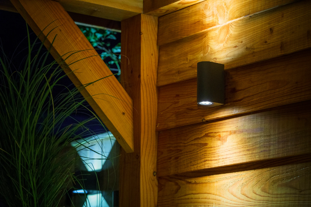 Miniatuur van Garden Lights Sibus opbouwspot 8W 354lm warm wit rond IP44 zwart (3184011)
