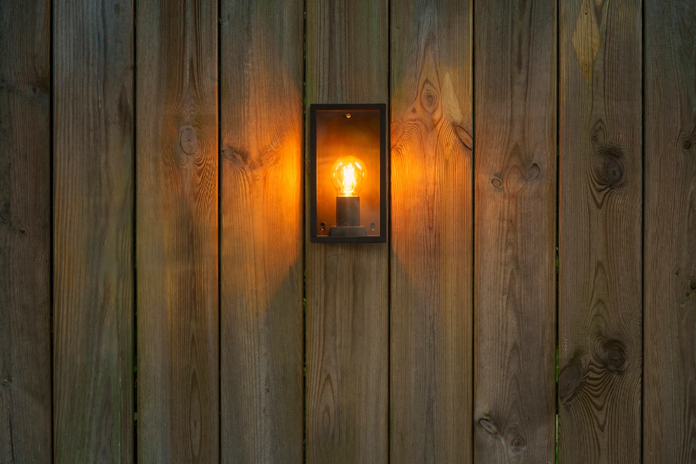 Miniatuur van Garden Lights Sitta wandlamp filament 4W 280lm warm wit IP44 zwart (3186011)