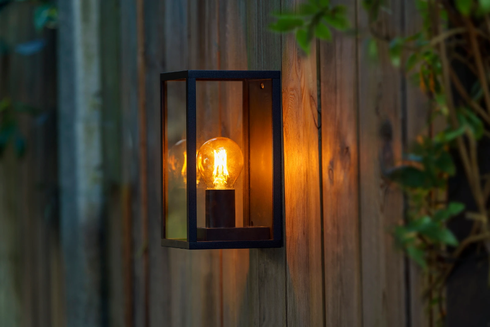 Miniatuur van Garden Lights Sitta wandlamp filament 4W 280lm warm wit IP44 zwart (3186011)