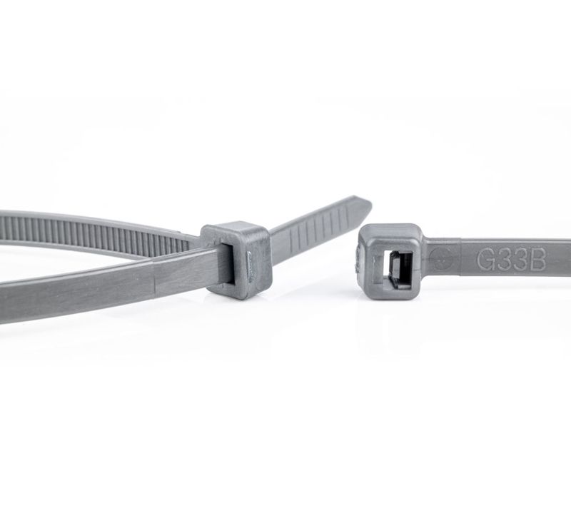 Miniatuur van WKK colsonband 7.6x370mm grijs - per 100 stuks (110227871)