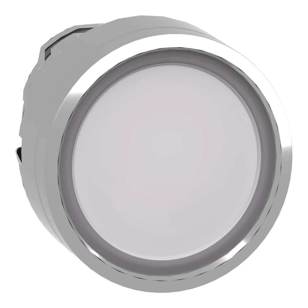 Miniatuur van Schneider Electric Harmony XB4 drukknop met universele LED Ø22mm - wit (ZB4BW313)