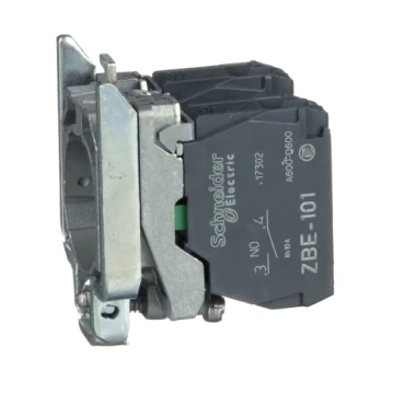 Miniatuur van Schneider Electric Harmony XB4 lichaam voor drukknop Ø22mm 2NO (ZB4BZ103)