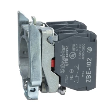 Miniatuur van Schneider Electric Harmony XB4 lichaam voor drukknop Ø22mm 2NC (ZB4BZ104)