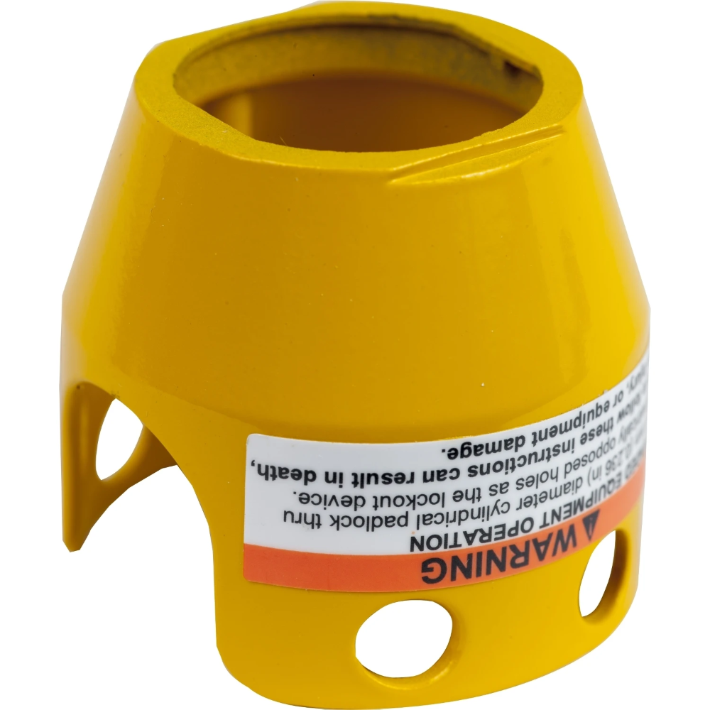 Miniatuur van Schneider Electric Harmony XB4 beschermingskraag voor Ø40mm vuistslagknop - geel (ZBZ1605)