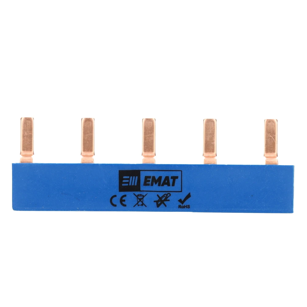 Miniatuur van EMAT doorverbinder 5-voudig blauw (85220030)