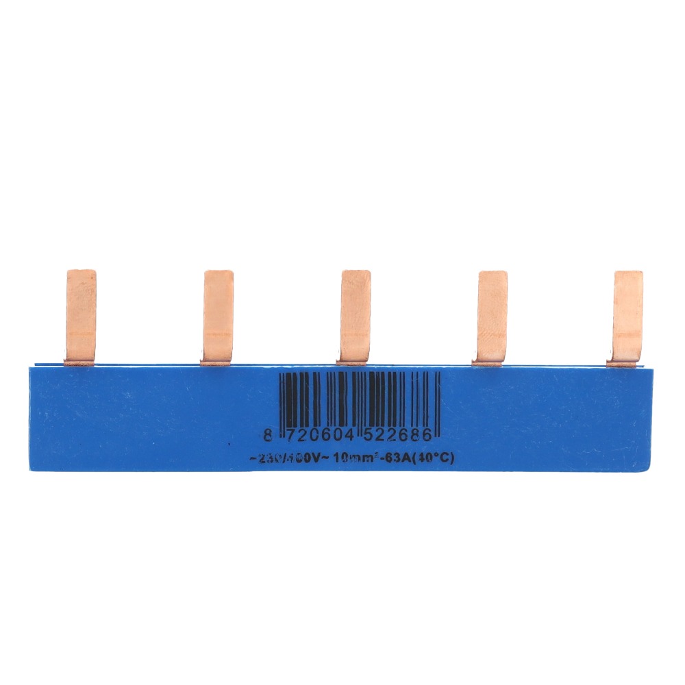 Miniatuur van EMAT doorverbinder 5-voudig blauw (85220030)