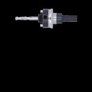 Labor gatzaaghouder ø32-210mm voor BiM gatzagen met 6 kant aansluiting Quick-Lock met veer (JA105591)