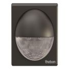 Theben bewegingsmelder buiten 180 graden en diameter reikwijdte 12 m - zwart (theLuxa R180 BK) (1010201)