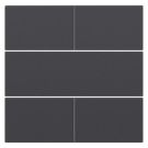 Niko afwerkingsset 4-voudig 24V anthracite coated (122-40050)
