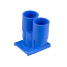 ABB buisinvoer 2-voudig ø16mm - blauw (3562)