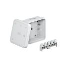 OBO Kabeldoos met klemsteen 2,5mm² 400V IP54 75x75x36 PE lichtgrijs (A 8 5)