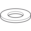 Legrand sluitring EZ M10 - 10,5x40x2,5mm (8313095)
