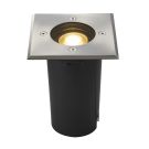 SLV SOLASTO grondspot rechthoekig inox trim GU10 (227684)