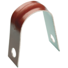 JMV zadel hele beugel 19-20mm gemenied staal - rood - per 350 stuks (100057)