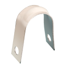 JMV zadel  19-20mm U model  - wit per 350 stuks (100061)