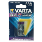 Varta Ultra AAA Lithium LR03 1,5V per 2 stuks (371220)