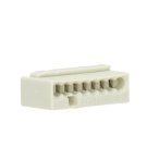 Wago micro steekklem 8-voudig 0,6-0,8mm2 lichtgrijs per 50 stuks (243-308)