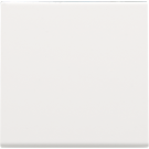 Niko centraalplaat voor elektronische schakelaar, drukknopdimmer of drukknopschakelaar - Pure Steel White (154-31002)