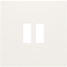 Niko centraalplaat voor dubbele USB-A-lader - Original White (101-68001)
