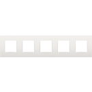Niko afdekplaat 5 horizontaal/verticaal - 71mm centerafstand - Intense White (120-76005)