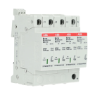 ABB overspanningsbeveiliging type 2 3P+N (TN, TN-C-S, TN-S, TT) 20kA met meldcontact DIN-rail (OVR T2 3N 40-275 P TS QS)
