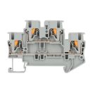 Phoenix Contact twee-etage rijgklem met push-in aansluiting 2,5 mm² - grijs (PTTB 2,5)