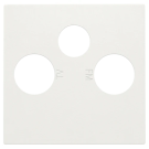 Niko centraalplaat coaxaansluitingen TV/FM/SAT (101-69551)