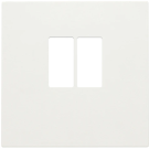 Niko centraalplaat luidsprekeraansluiting 1-voudig white (101-69801)