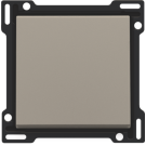 Niko centraalplaat voor enkelvoudige schakelaar of drukknop - Intense Bronze (123-61105)