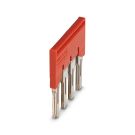 Phoenix Contact doorverbindingsbrug voor rijgklem 4-polig 8,2 mm - rood  per 25 stuks  (FBS 4-8)