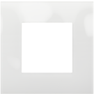 Niko afdekplaat stopcontact 1-voudig - Pure Liquid Snow White (241-76100)