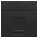 Niko centraalplaat data 1x RJ45 black coated (161-65100)