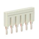 Wago kambrug 6-voudig 32A rastermaat 6,2 mm lichtgrijs (2004-406)