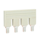 Wago kambrug 4-voudig 57A rastermaat 10 mm grijs (2010-404)