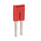 Phoenix Contact doorverbindingsbrug rijgklem 2-polig 6,2 mm - rood per 50 stuks (FBSR 2-6)