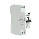 EMAT differentieelautomaat 1-polig+nul 25A C-curve 30mA (85006009)