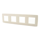 Niko afdekplaat 4 horizontaal/verticaal - 71mm centerafstand - Original Cream (100-76400)