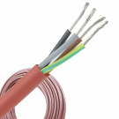 SIHF siliconenkabel 4x1.5mm2 per rol 100 meter