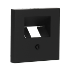 Gira afdekplaat RJ45/RJ11 - systeem 55 zwart mat (0270005)