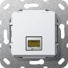 Gira basiselement RJ45 cat6A 10Gbit - zuiver wit (569503)