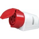 Kopp CEE stopcontact 5-polig 400V 6H 32A IP44 (102000005)