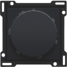 Niko draaiknop en centraalplaat voor tijdschakelaar instelbaar tot 120 min - Intense Matt Black (161-64906)