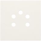 Niko centraalplaat voor 5-polige telefooncontactdoos - Original White (101-69001)