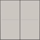 Niko afwerkingsset voor draadloze dimschakelaar kinetic (zowel EnOcean/Bluetooth/KNX) - Original Light Grey (102-00060)