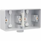 Niko Hydro tweevoudige horizontale opbouwdoos - leeg met 1x M20 ingang - grijs (700-84801)