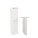 Niko Hydro waterdicht tuinpaal met grondpin met tweevoudig stopcontact met penaarde 16A 250V met insteekklemmen - wit (701-36625)