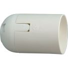 Kopp lamphouder E27 glad wit (210501009)